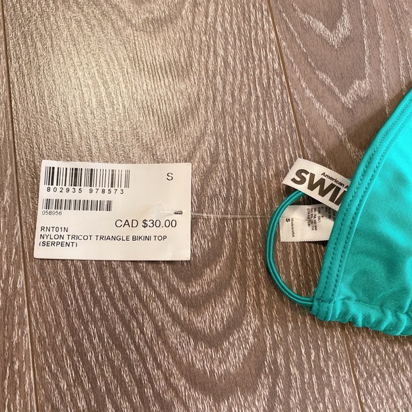 NWT American apparel tricot triangle bikini top - Picture 2 of 8
